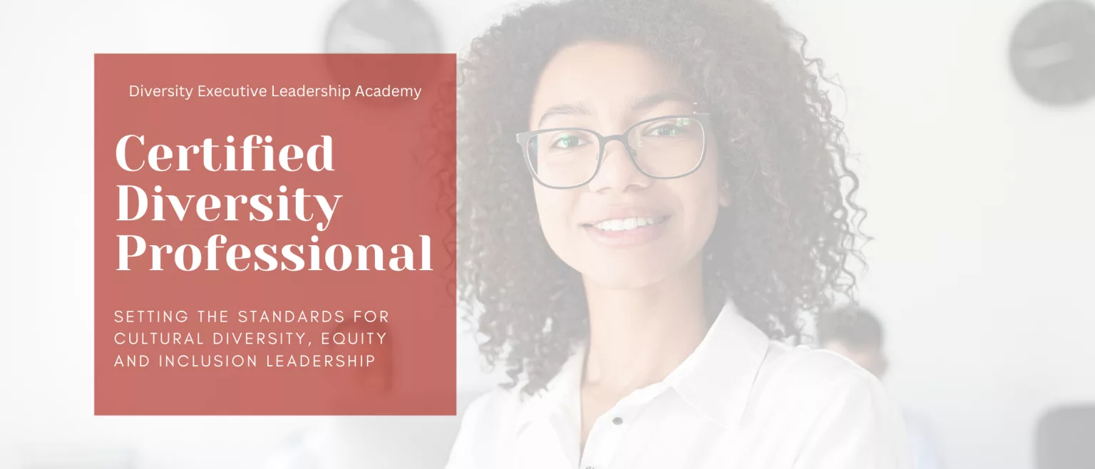 Certified Diversity Professional (CDP) program banner