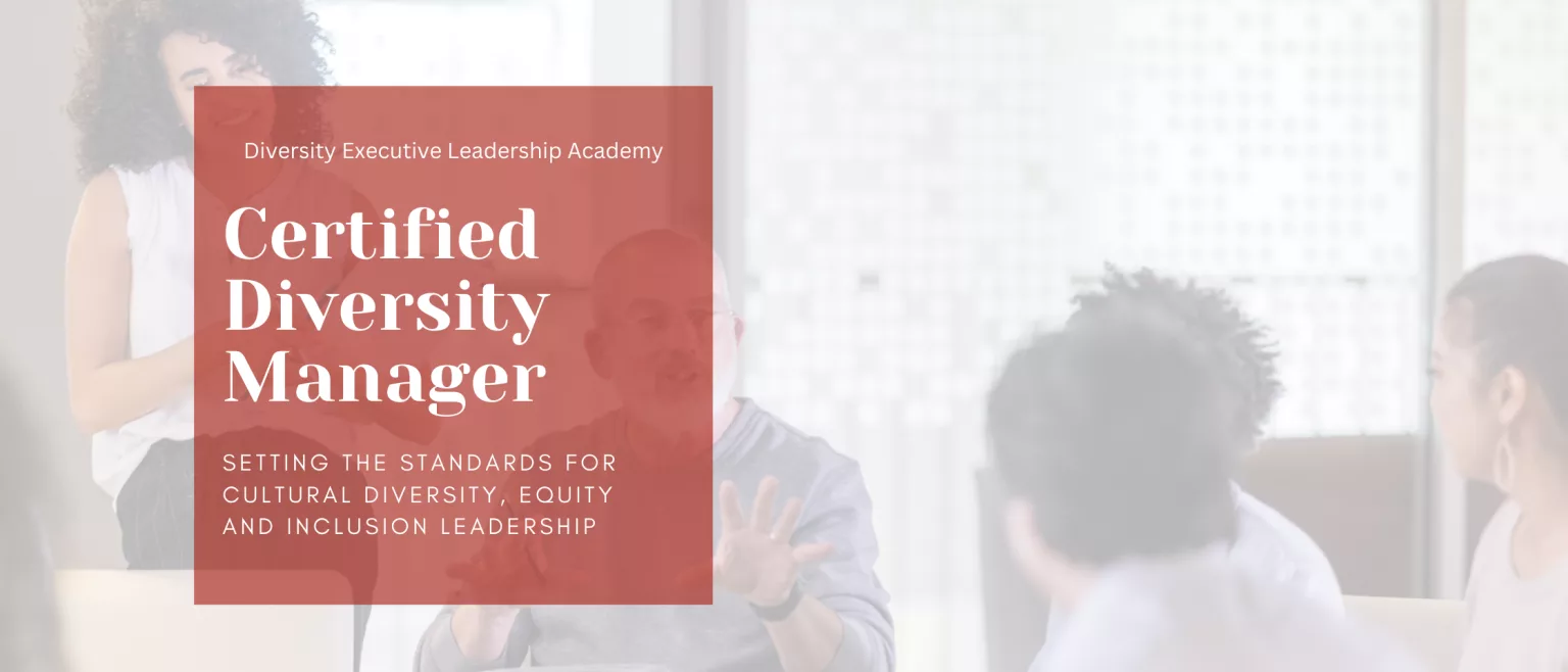 Certified Diversity Professional – Manager (CDP-M) program banner